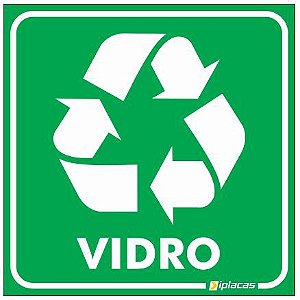 Placa de Sinalização - Vidro