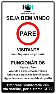 Placa - Seja bem Vindo