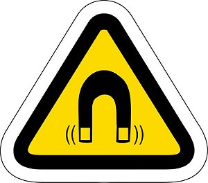 Etiqueta - Adesivo - Campo Magnético Intenso