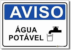 Aviso - Água Potável