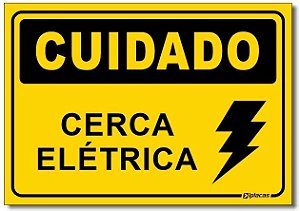 Cuidado - Cerca Elétrica