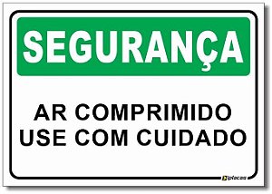 Segurança - Ar Comprimido, Use Com Cuidado