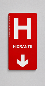 Placa Fotoluminescente - Hidrante