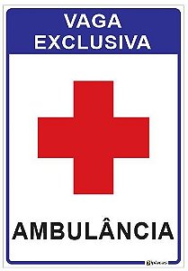 Vaga Exclusiva - Ambulância