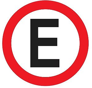 Placa Refletiva - Estacionamento Regulamentado