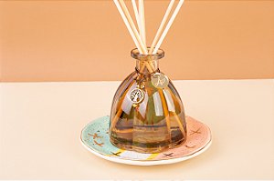 Kit Difusor de Aroma c/ Prato de Cerâmica | Vanilla Daslu - 330 ml #promo