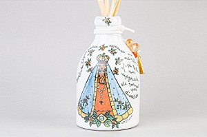 Nossa Senhora Aparecida - Difusor de Aroma em Cerâmica - Rosas