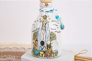 Nossa Senhora de Fátima - Difusor de Aroma em Cerâmica - Flores Brancas