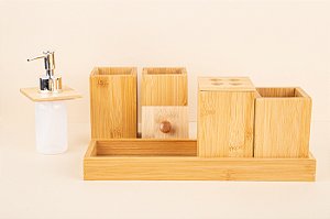 Kit para Banheiro Eco House 5 peças + Escova