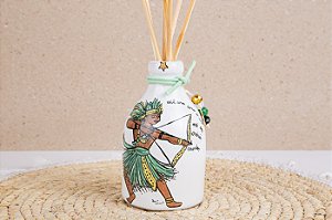 Oxóssi - Difusor de Aroma em Cerâmica - Chá Verde e Bamboo