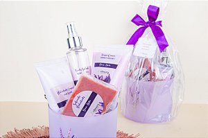 Kit Banho Premium | Hidratante, Sugar Cream, Body Splash e Sabonete em Barra no Cachepot
