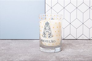 Vela Aromática Proteção | Chá Branco e Lavandim - 130 gr.