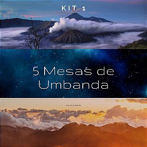 Kit 1 - (  5 Mesa de Umbanda )