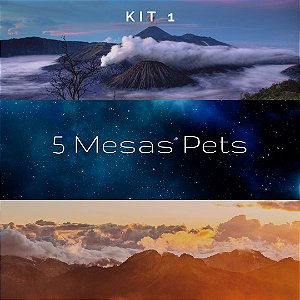 Kit 1 - 5 Mesas Pets