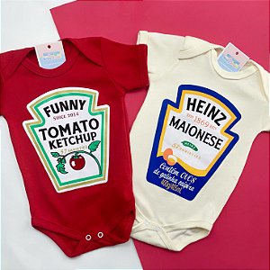 Kit Body Gêmeos Ketchup & Maionese