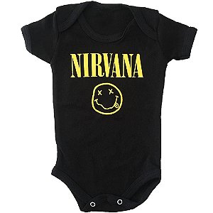 Body Bebê Rock Nirvana