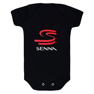 Body Bebê Fórmula 1 Ayrton Senna Double S
