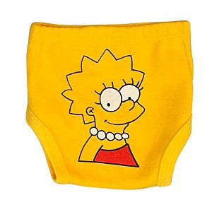 Tapa Fralda Malha Os Simpsons Lisa
