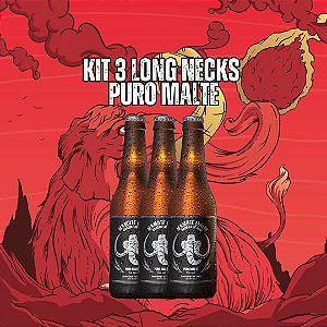 Kit Long Neck Puro Malte - 3 unidades