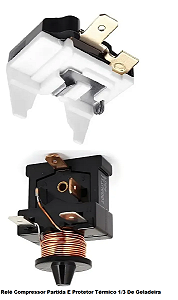 Kit Rele e Protetor Termico para freezer Geladeira 127v