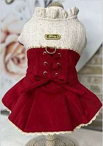 Vestido Delicate Vermelho/Espartilho