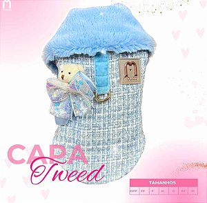 Capa Tweed Azul BB
