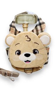 Peitoral Mochila Urso + boné