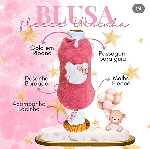 Pijama Fleece Ursinha