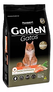 Golden Gato Castrado Salmão 10kg