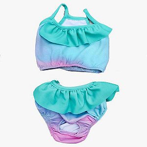 Biquini Tie Dye Lilás