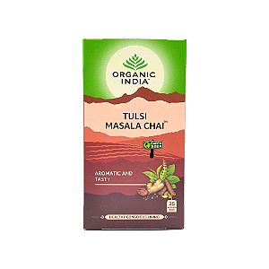 Chá Tulsi Masala chai Organic India 52g