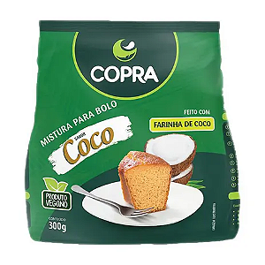 Mistura para bolo sabor coco sem gluten Copra 300g