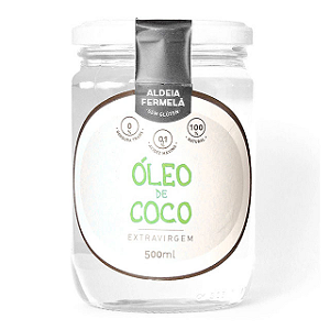 Oleo de coco extra virgem Aldeia Fermela 500ml
