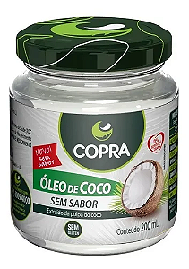 Oleo de coco sem sabor Copra 200ml