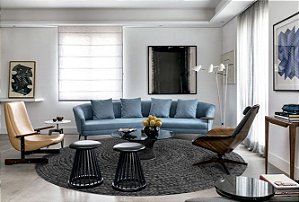 Tapete redondo ribeira