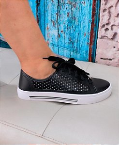 Tênis Moleca Casual Sparks Preto