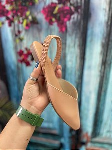 Mule Beira Rio Slingback Nude