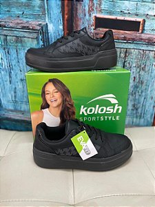 Tênis Kolosh Flatform Preto