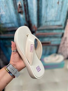 Chinelo Zaxy Flatform Off White