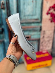 Sapatilha Moleca Laço Azul Claro