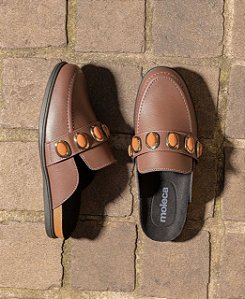 Mule Moleca Pedrarias Chocolate