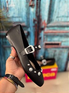 Sapatilha Moleca Flat Preta