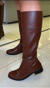 Bota SK Cano Longo Marrom