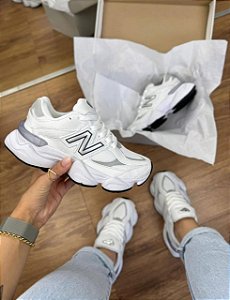 Tênis New Balance Sneaker Branco/Cinza