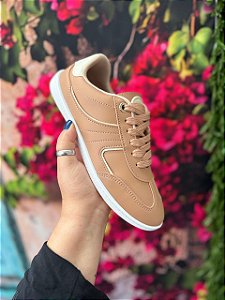 Tênis Moleca Casual Bege