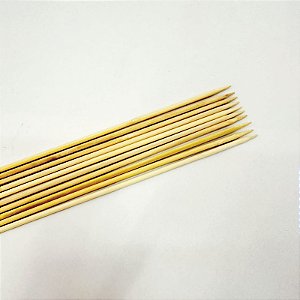 Haste De Bambu Natural 45cm - 10 unidades