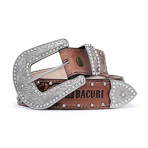 CINTO FEMININO FLORAL COM STRASS