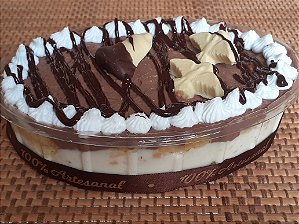 PAVÊ MOUSSE DE LEITE NINHO COM CHOCOLATE - zero açúcar / peso : 2 L