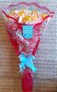 BUQUÊ COM 8 TRUFAS ZERO AÇÚCAR