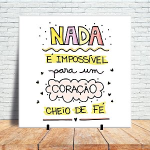 Azulejo Decorativo - Nada è impossìvel